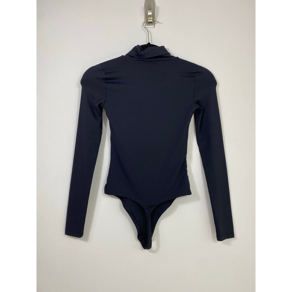 Aritzia Contour Black Turtleneck Bodysuit Long Sleeve XS - Picture 2 of 8